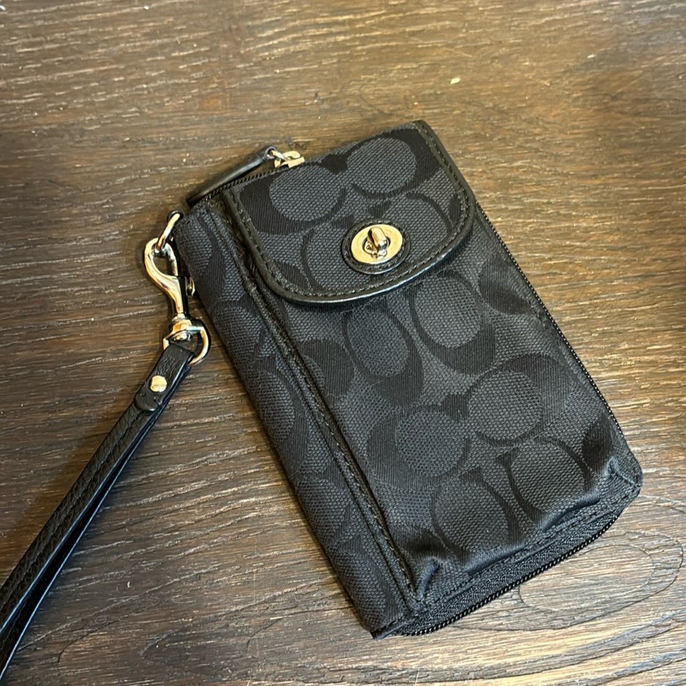 Coach Phone/Cigarette Wristlet